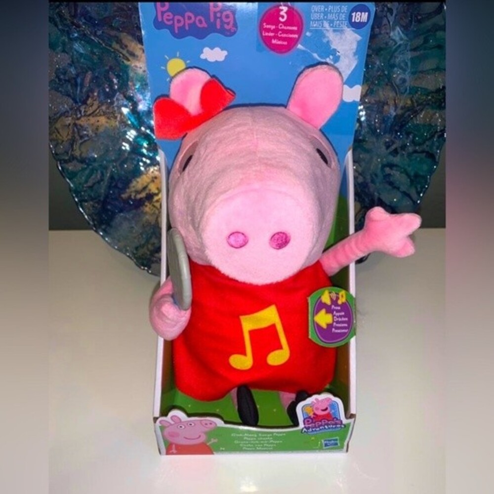 Oink Along Songs Peppa Pig Plush Plays 3 Songs Plus Phrases